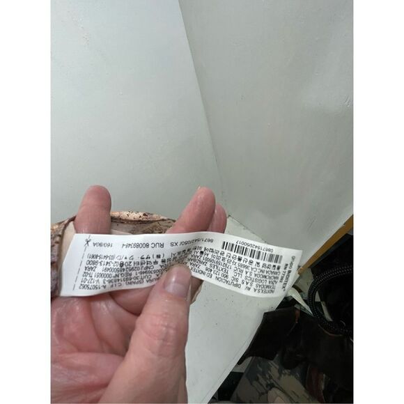 Zara NWOT Ivory Tan Wrap Mini Dress Size XS - Picture 7 of 8